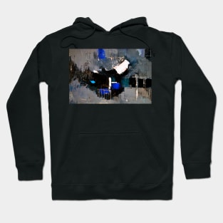 Abstract blue Hoodie